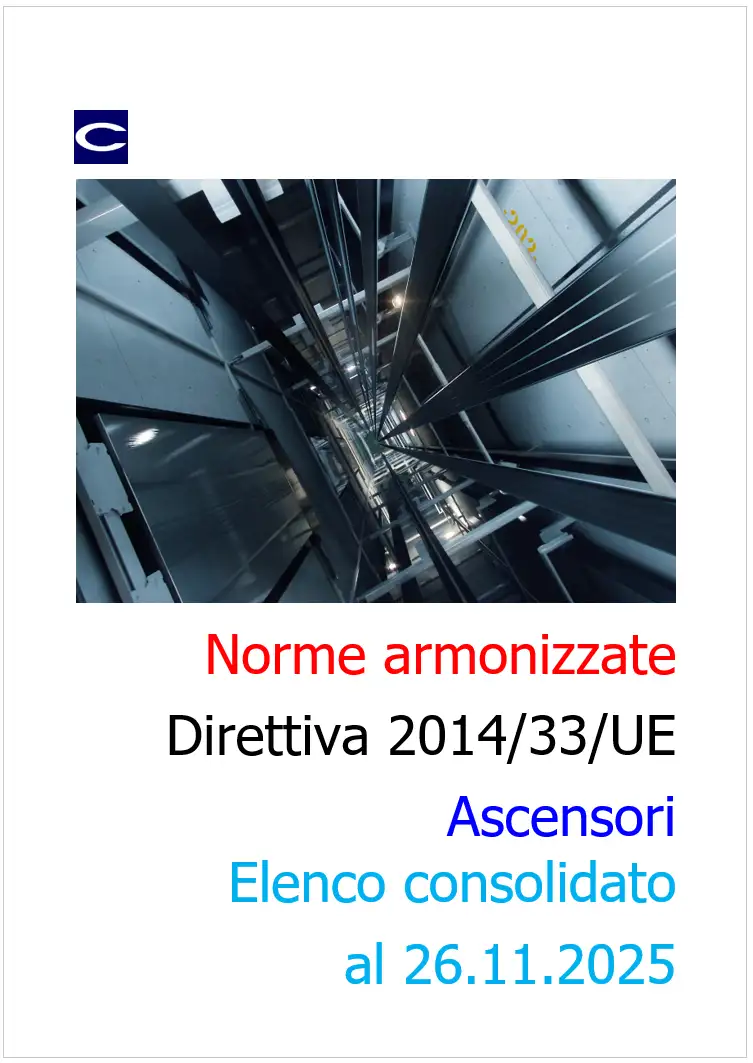 Norme armonizzate Direttiva Ascensori 26.11.2025